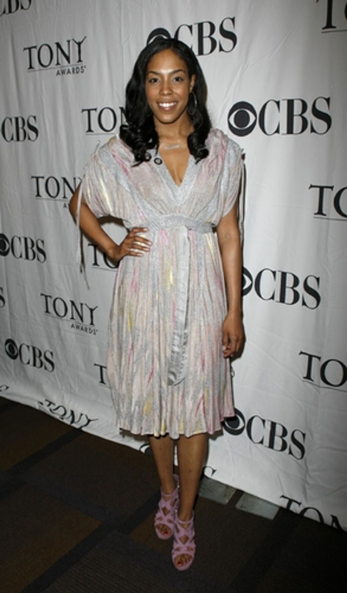 de'Adre Aziza at 2008 Tony Nominees -  Meet The Press