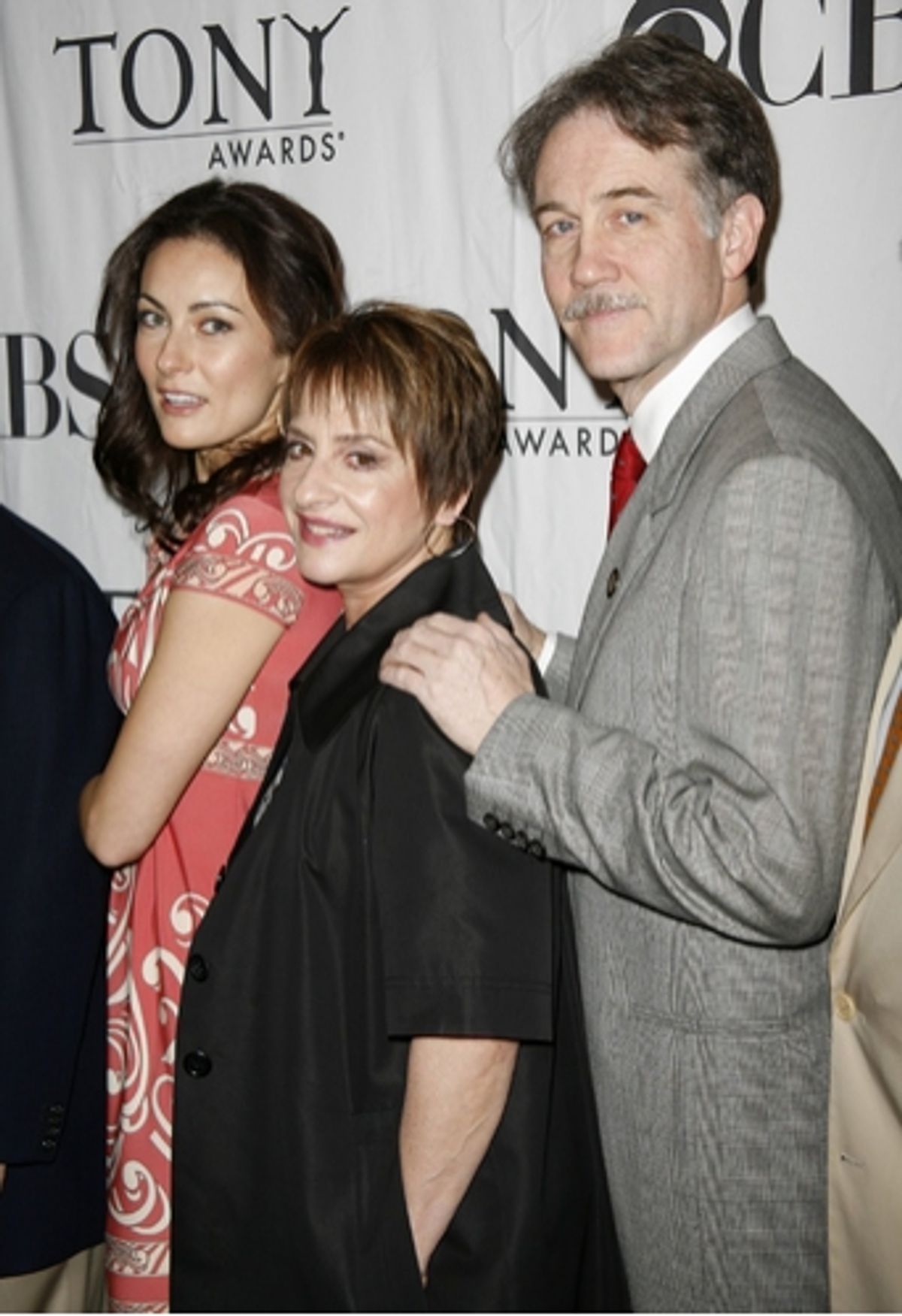 Laura Benanti, Patti LuPone, and Boyd Gaines at 2008 Tony Nominees -  Meet The Press