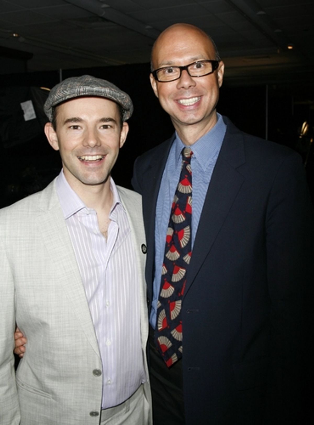 Daniel Evans and Richie Ridge at 2008 Tony Nominees -  Meet The Press