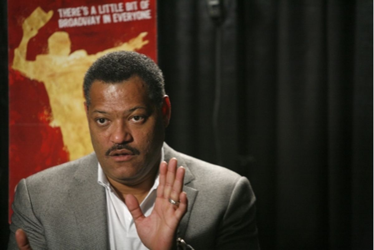Laurence Fishburne at 2008 Tony Nominees -  Meet The Press
