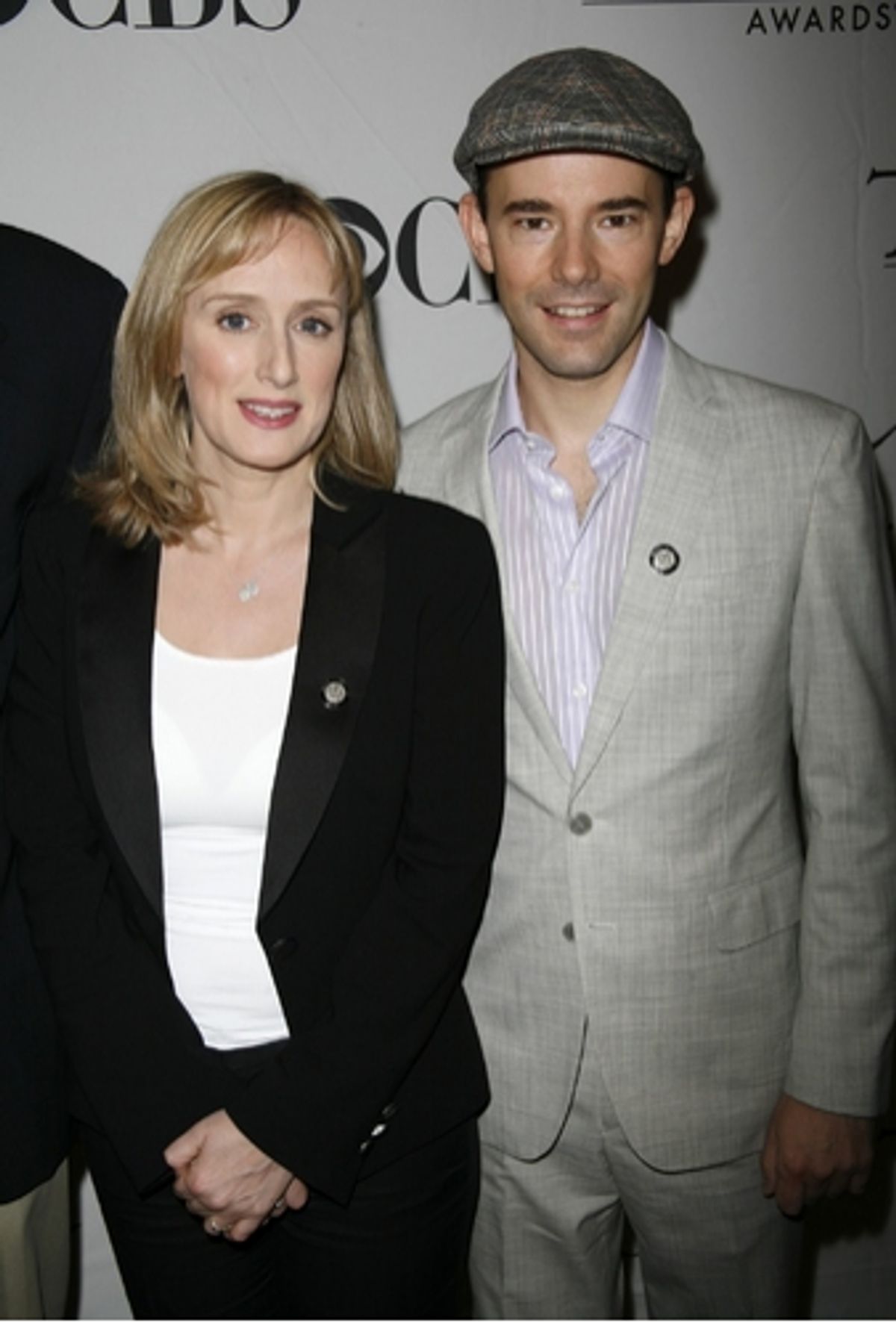 Jenna Russell and Daniel Evans at 2008 Tony Nominees -  Meet The Press