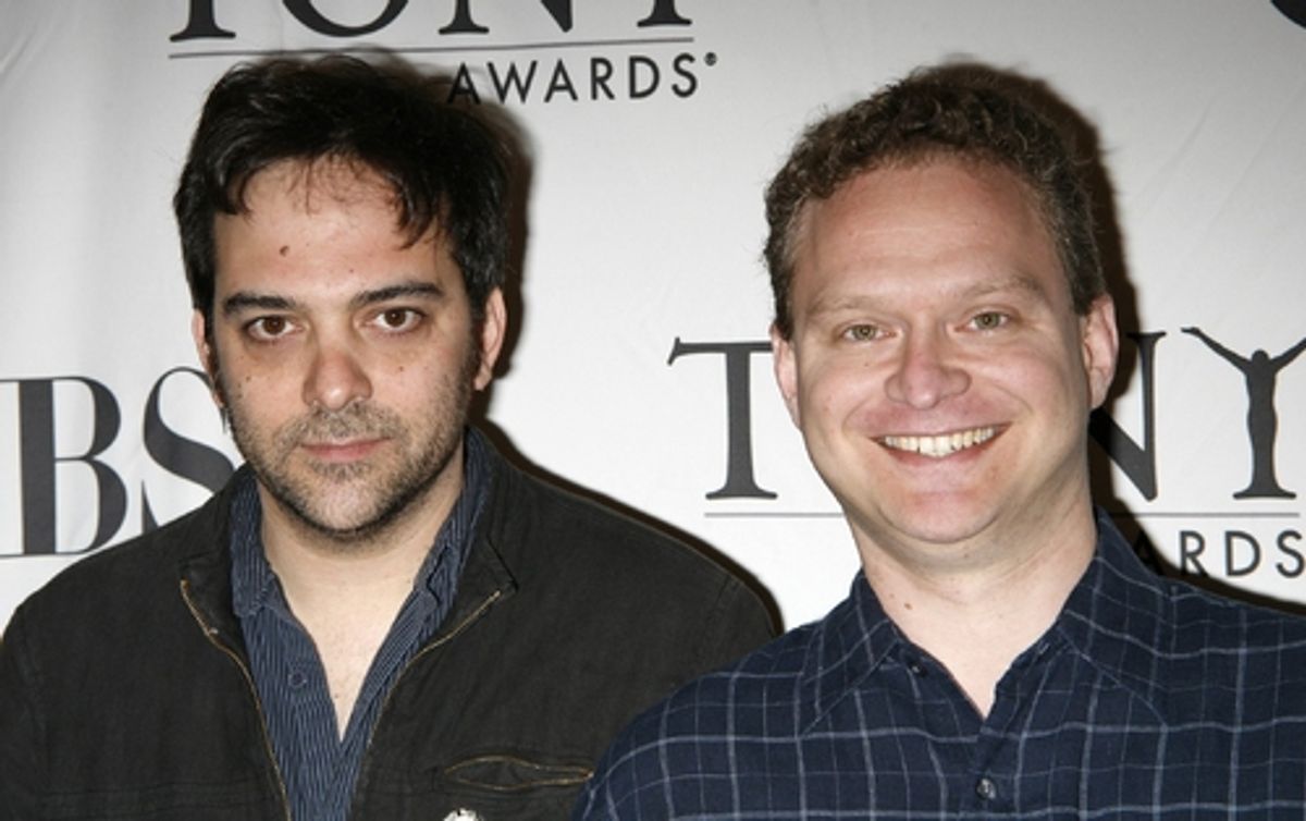 Adam Schlesinger and David Javerbaum at 2008 Tony Nominees -  Meet The Press