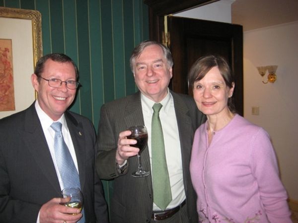 William Walters (VP I.A.T.S.E. Local 1 Stage Hands Union) and Theatre Museum Presiden Photo