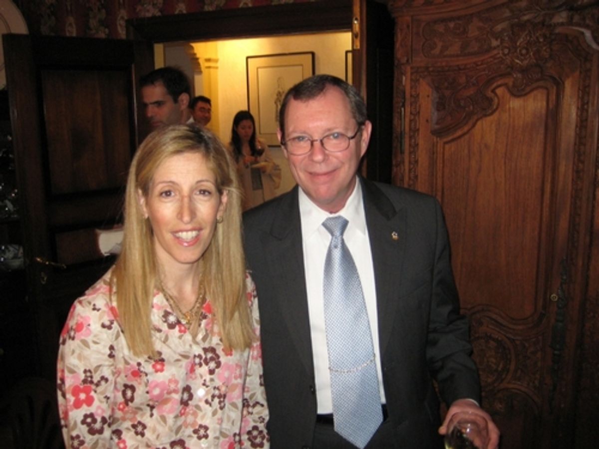 Liz Lewis (Liz Lewis Casting) and William Walters at 