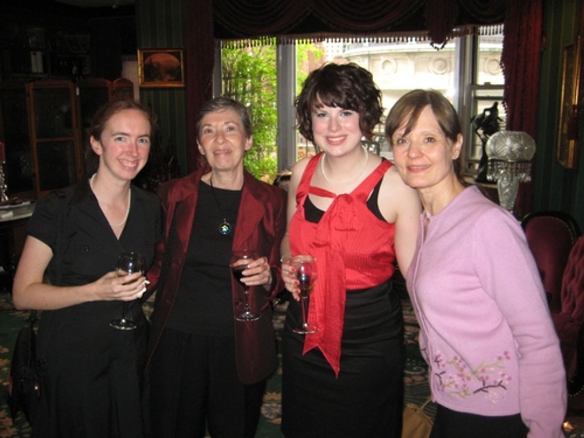 Theatre Museum Staff: Jannette Mina, Betsy Krouner, Anne Kwiatt and Helen Guditis
 at 