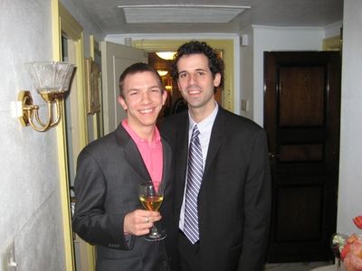 Dan Kulp (5W Public Relations) and Jimmy Passafiume (Merril Lynch)
 Photo