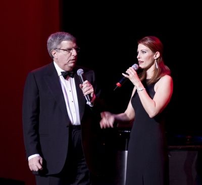 Marvin Hamlisch and Rachel York Photo
