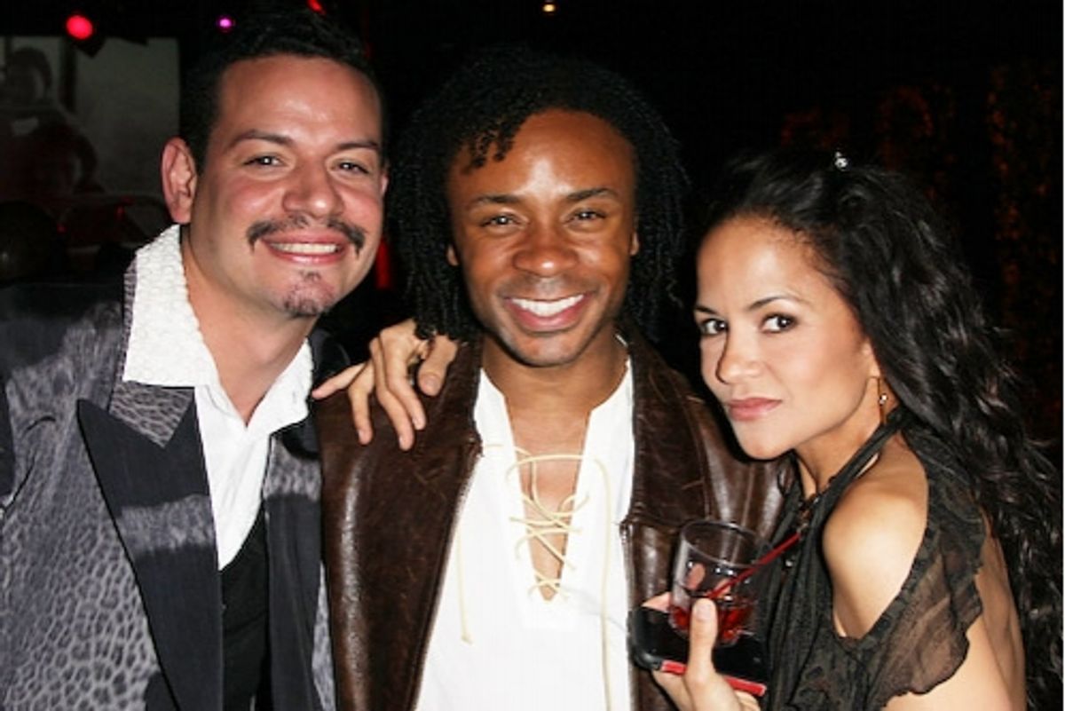 David Santana, Shaun Earl and Karmine Alers at 