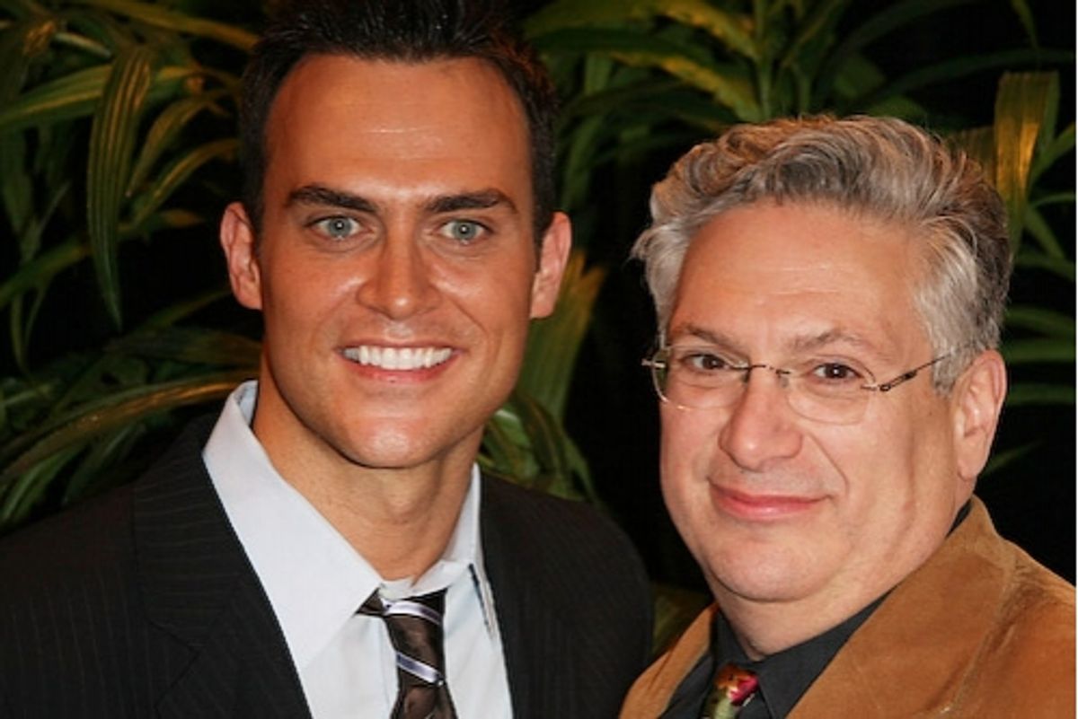 Cheyenne Jackson and Harvey Fierstein at 