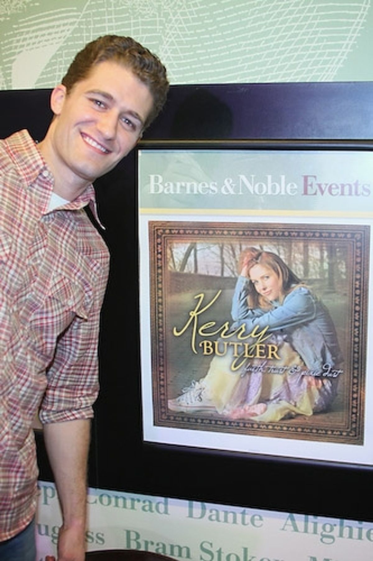 Matthew Morrison at Tony Nominee Butler Peforms At Barnes & Noble