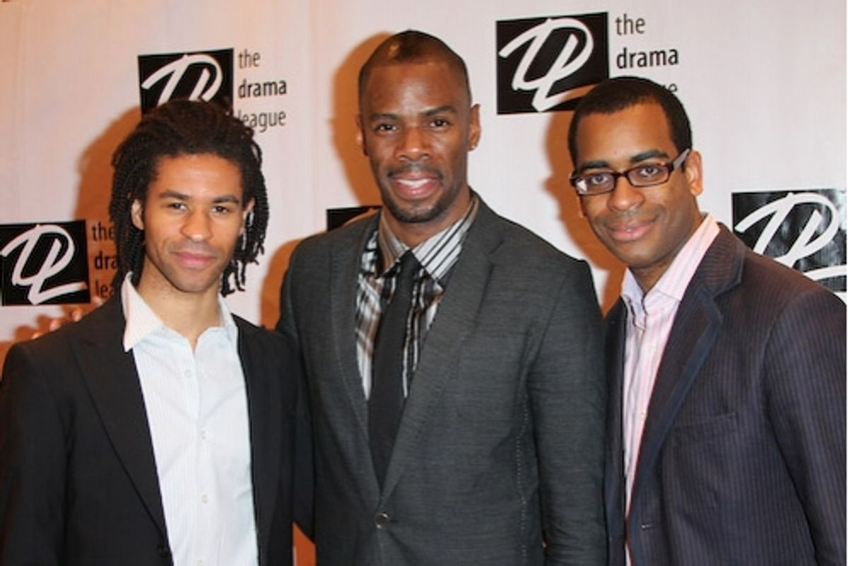 Chad Goodridge, Coleman Domingo, and Daniel Breaker at 