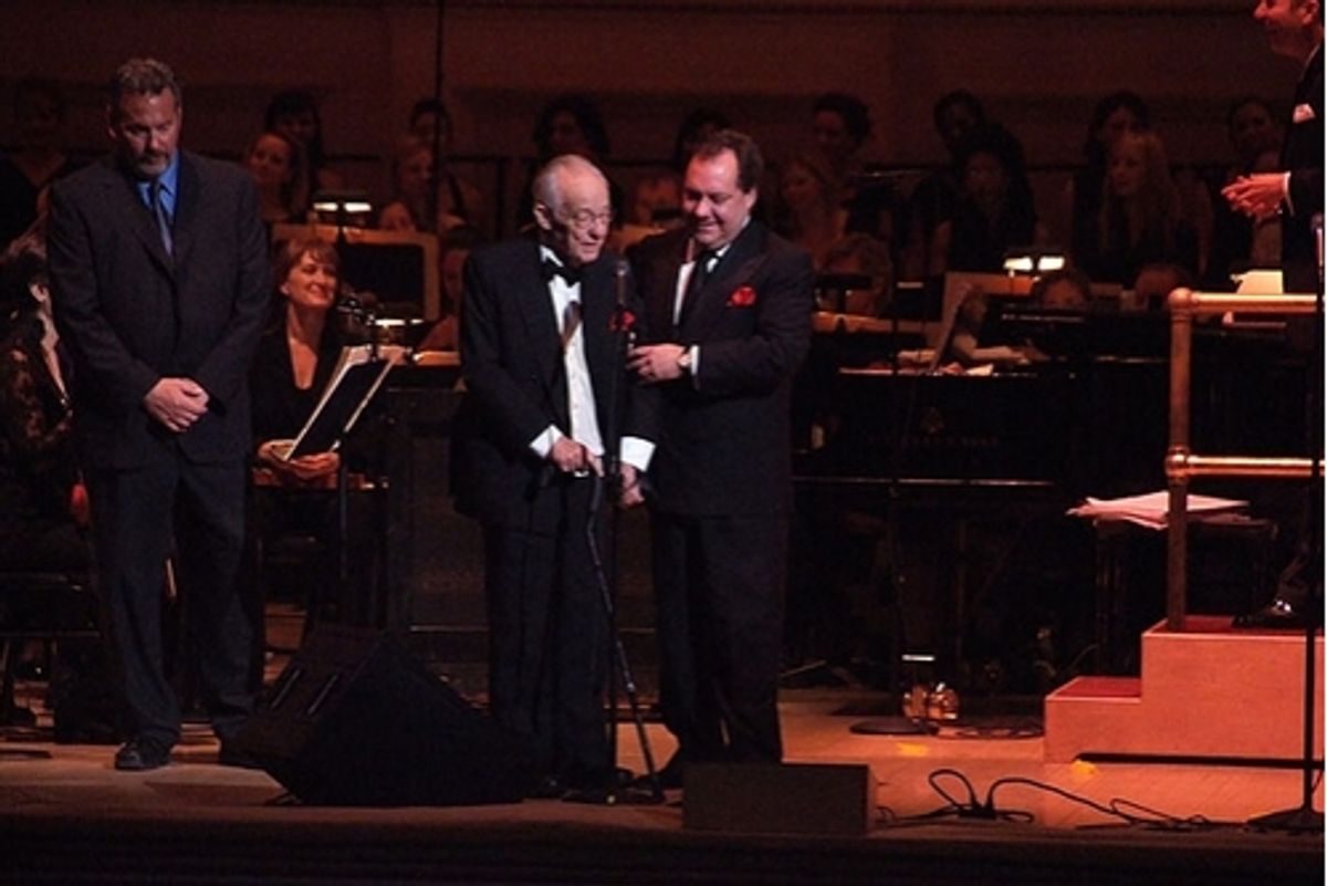 James M. Nederlander and James Nederlander at The New York Pops 25th. Birthday Gala