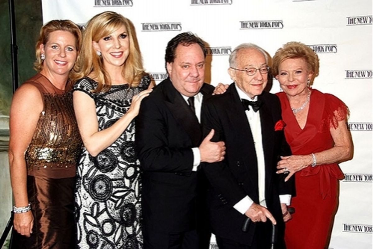 Patron, Margo McNabb, James Nederlander, James M. Nederlander and Charlene S. Nederlander at 