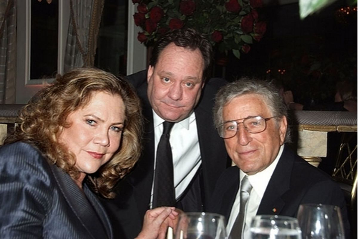 Kathleen Turner, James Nederlander and Tony Bennett at 