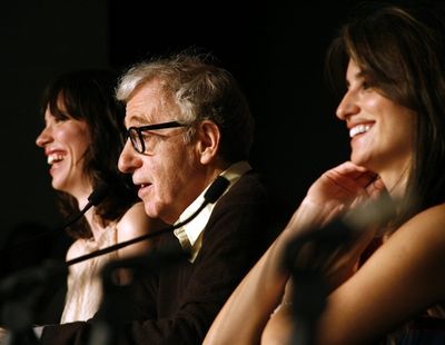 Rebecca Hall, Woody Allen, and Penelope Cruz Photo