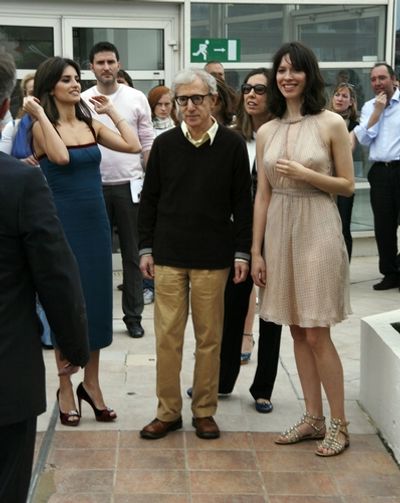 Penelope Cruz, Woody Allen, and Rebecca Hall Photo