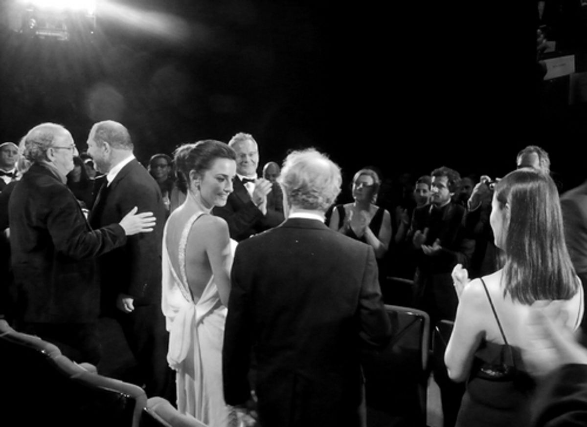 Penelope Cruz and Woody Allen at 'Vicky Christina Barcelona' Screening Party