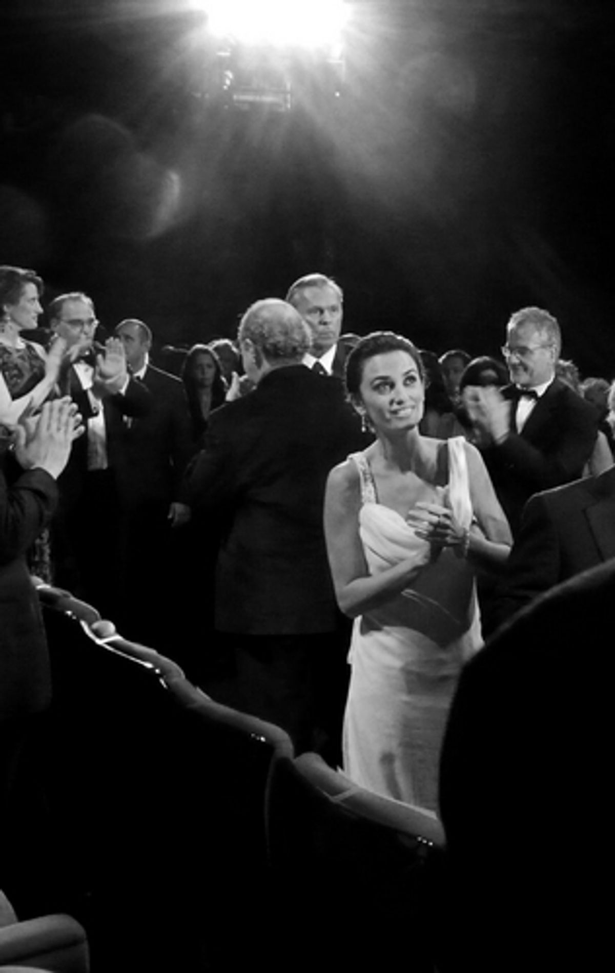 Penelope Cruz and Woody Allen at 'Vicky Christina Barcelona' Screening Party