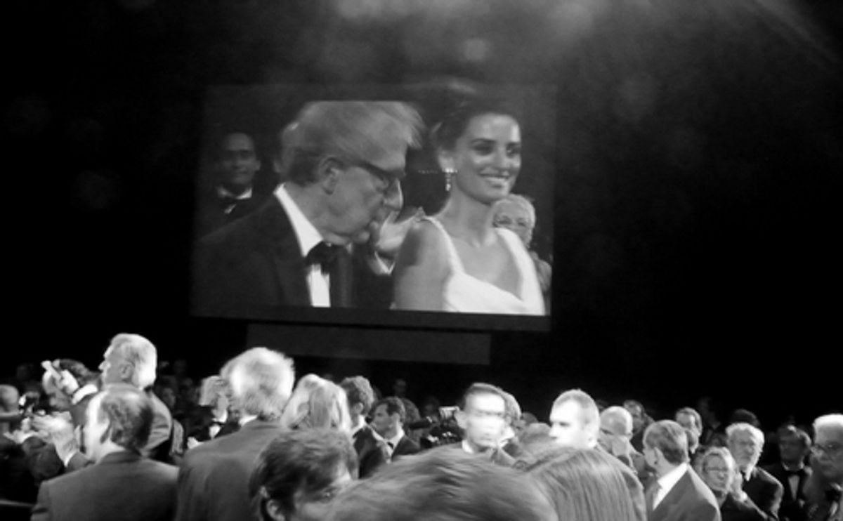 Penelope Cruz and Woody Allen at 'Vicky Christina Barcelona' Screening Party