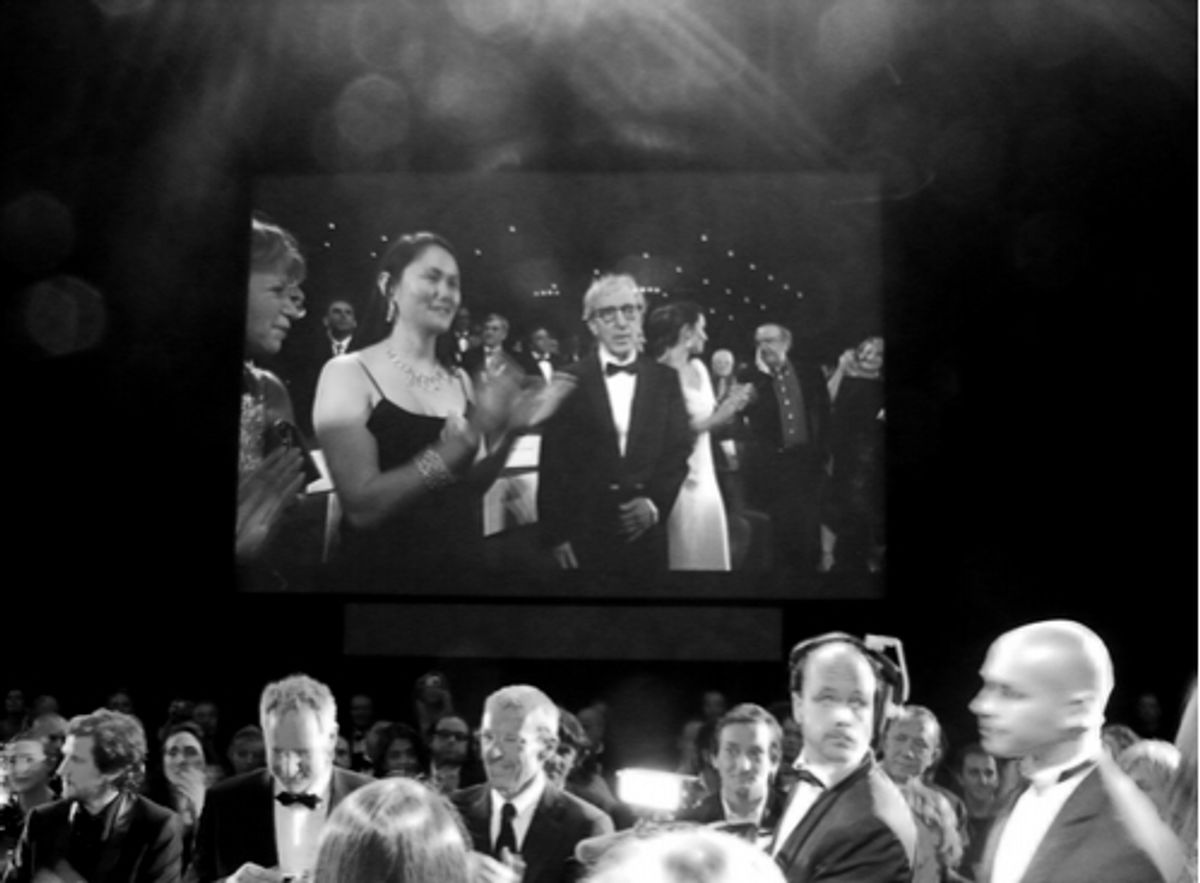 Penelope Cruz and Woody Allen at 'Vicky Christina Barcelona' Screening Party
