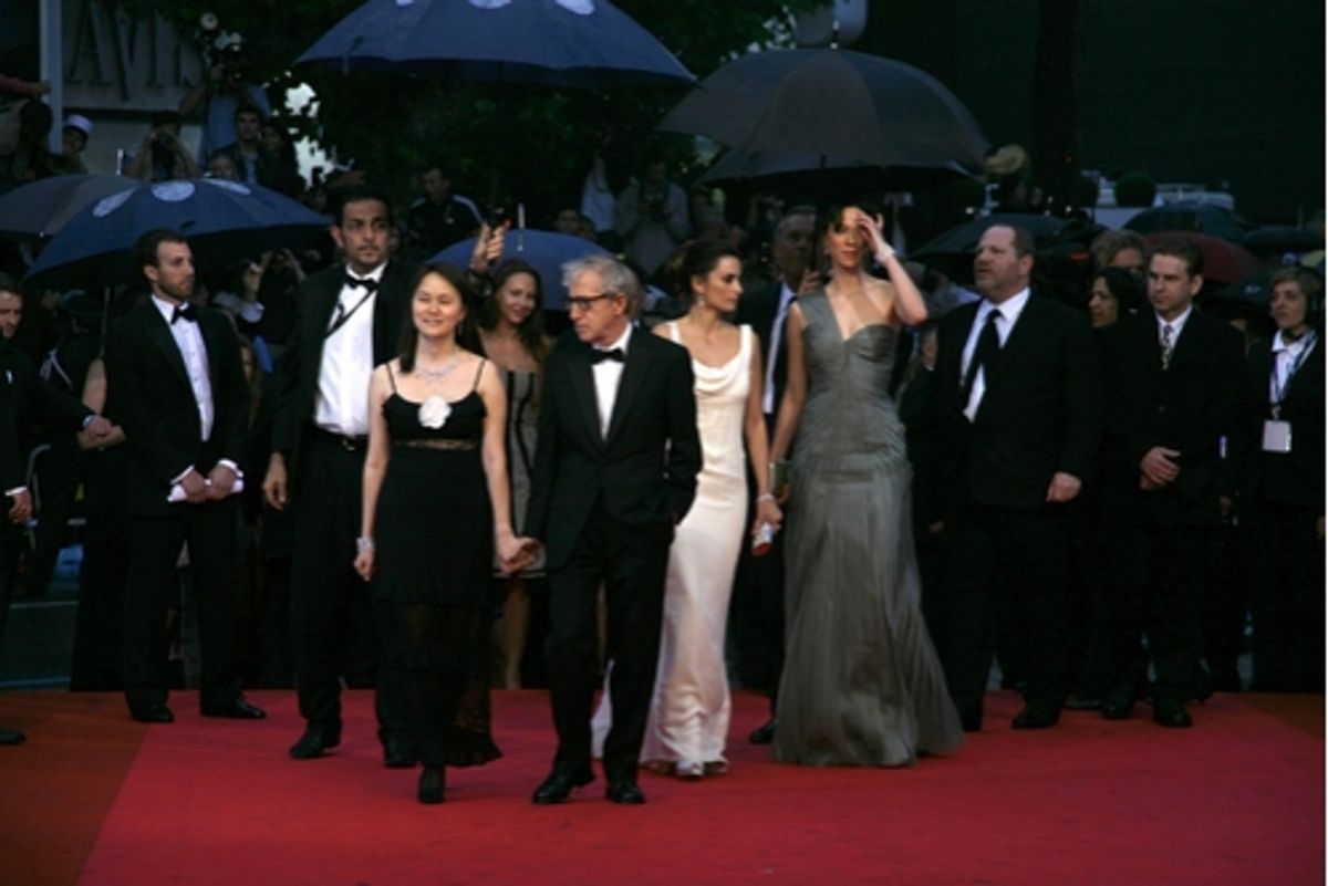 Woody Allen, Soon Yi Previn, Penelope Cruz, and Rebecca Hall at 