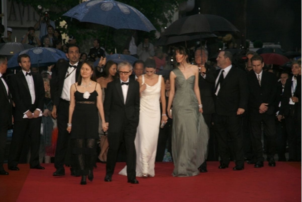 Woody Allen, Soon Yi Previn, Penelope Cruz, and Rebecca Hall at 'Vicky Christina Barcelona' Screening Party