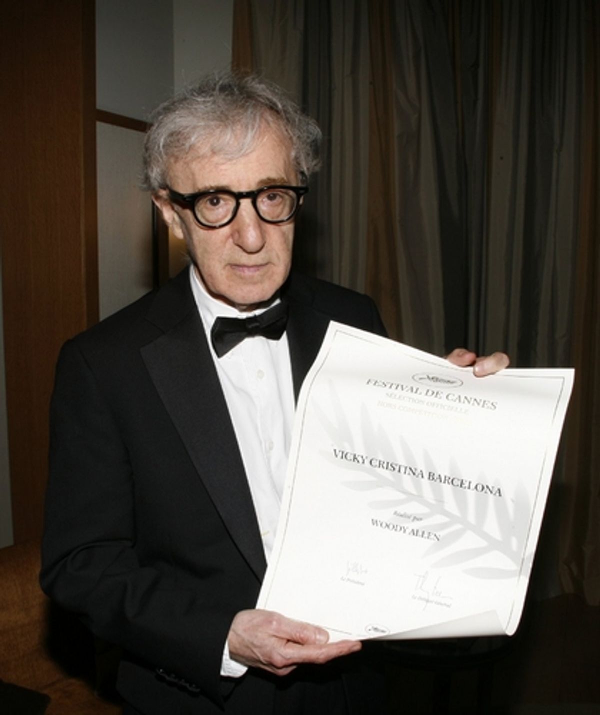 Woody Allen at 'Vicky Christina Barcelona' Screening Party