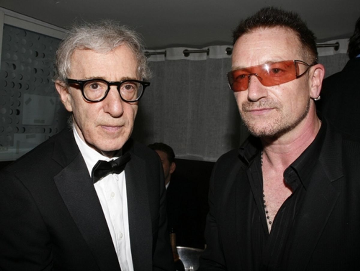Woody Allen and Bono at 'Vicky Christina Barcelona' Screening Party