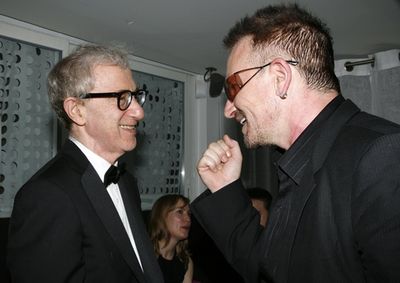 Woody Allen and Bono Photo