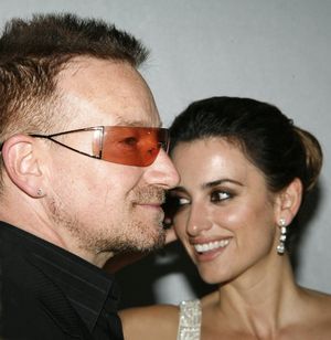 Bono and Penelope Cruz @ BroadwayWorld Bono and Penelope Cruz Photo