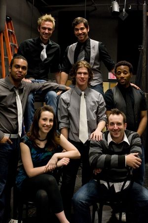 The Broadway Boys and Natalie Weiss Photo