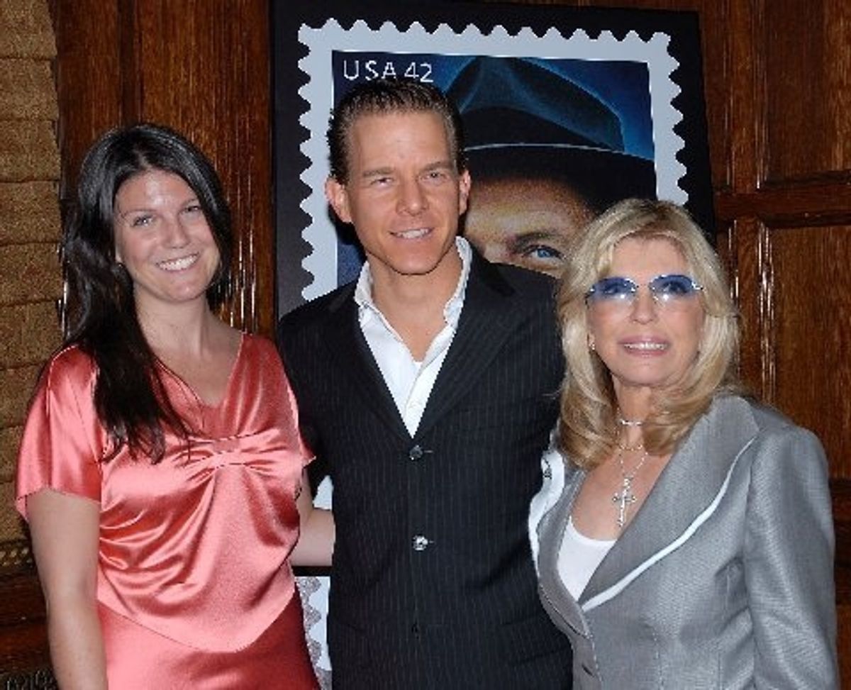 Christian Hoff with Nancy Sinatra and her daughter A.J. Lambert at Christian Hoff Honors Frank Sinatra