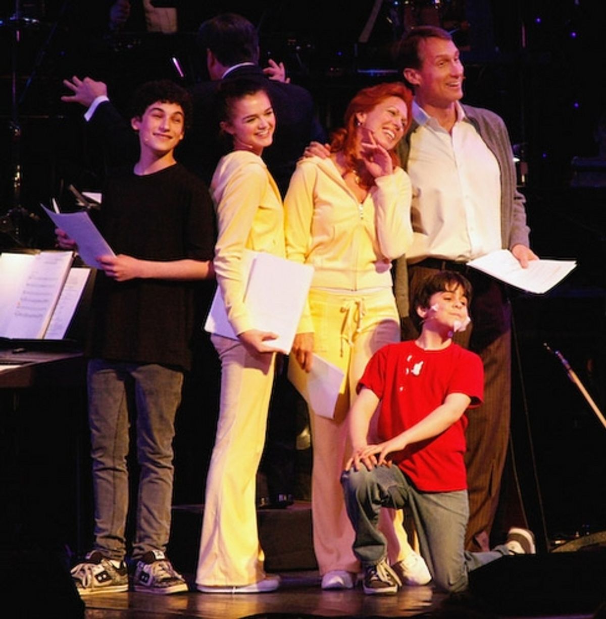 Malcolm Morano, Jessica Twitchell, Carolee Carmello, Matthew Gumley, and Gregg Edelman at 