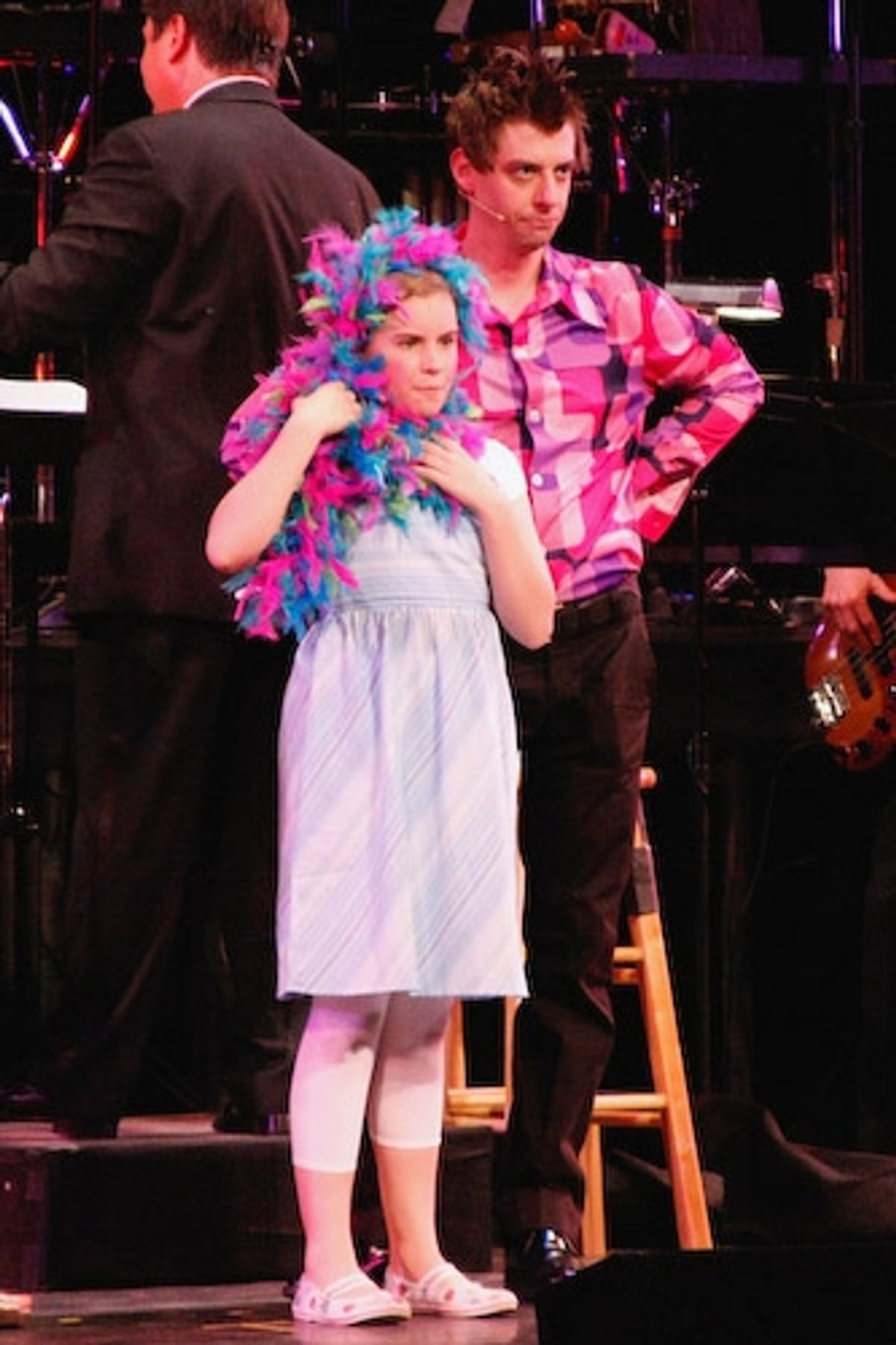 Lila Coogan and Christian Borle
 at 