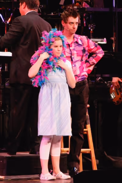 Lila Coogan and Christian Borle
 Photo