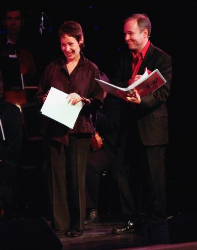 Lynn Ahrens and Stephen Flaherty
 Photo