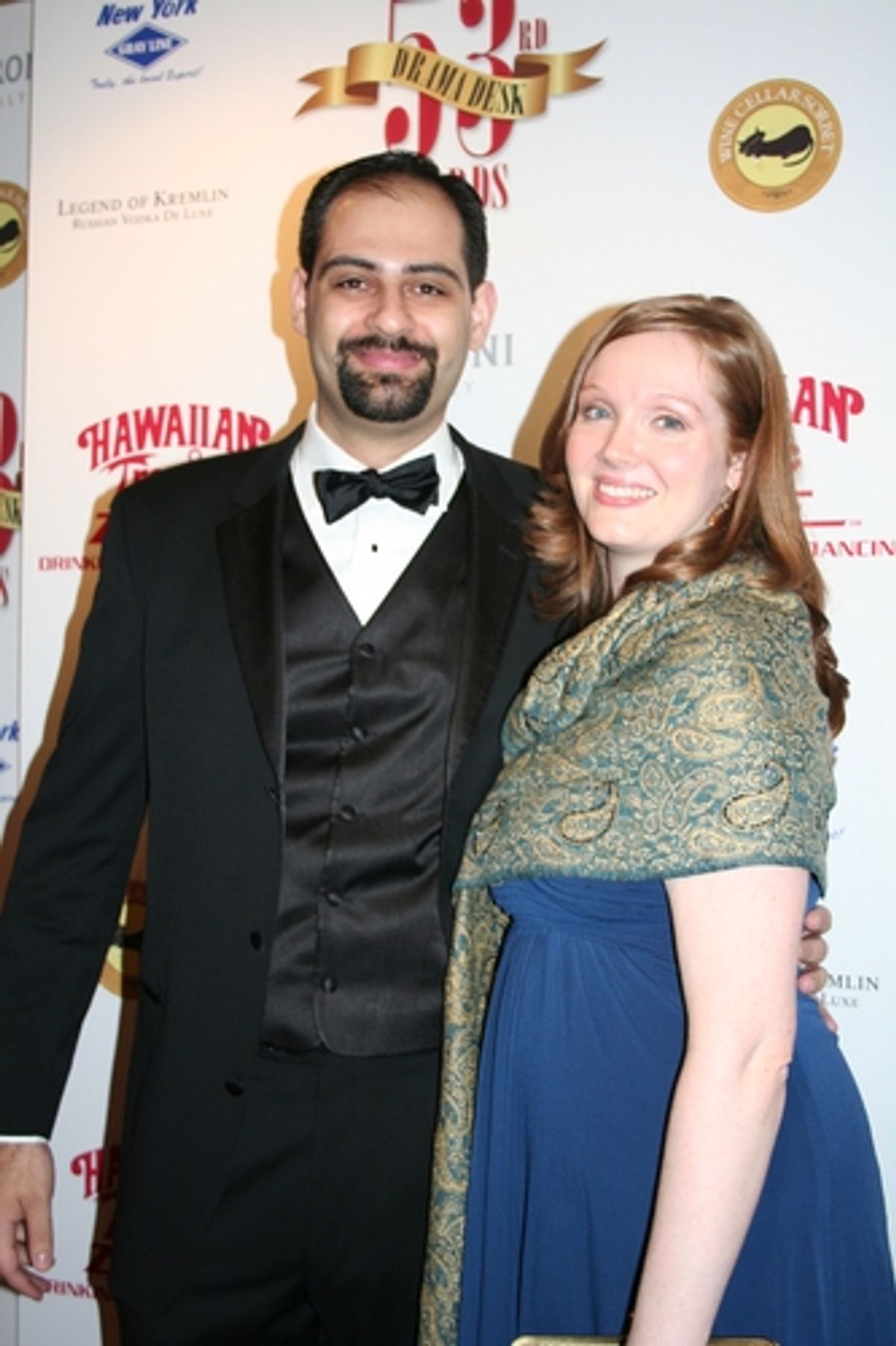 Elias El Hage and Elizabeth El Hage at 2008 Drama Desk Awards Pre Party & Arrivals