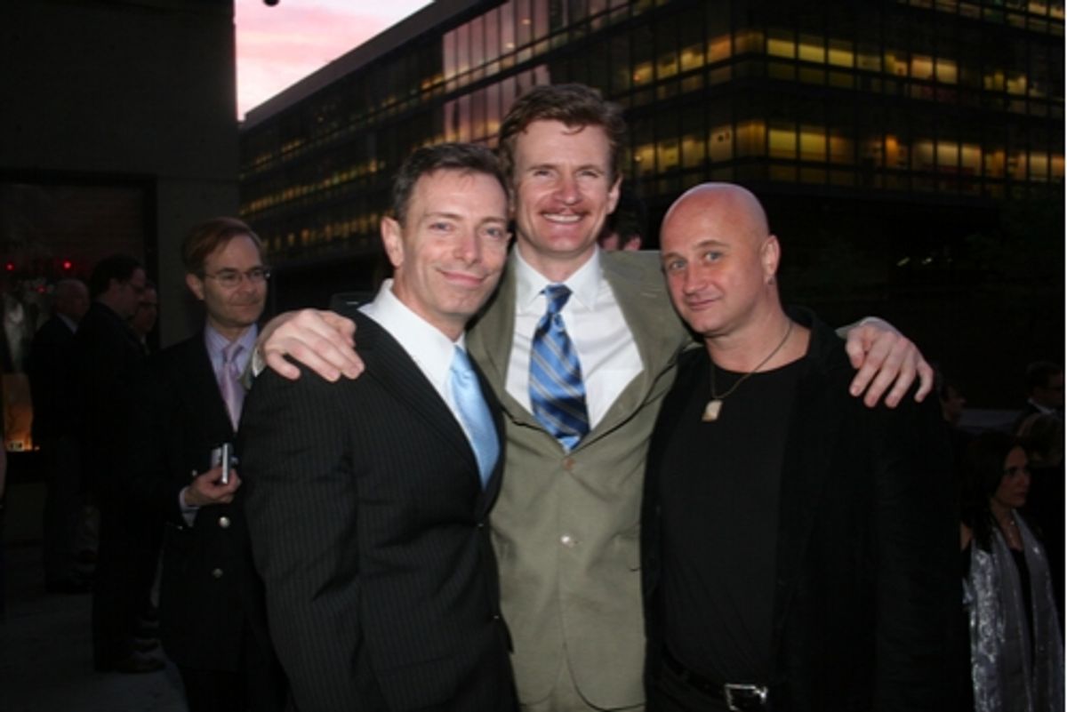 Arnie Burton, Charles Edwards and Cliff Saunders at 