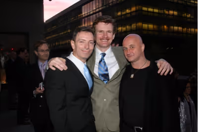 Arnie Burton, Charles Edwards and Cliff Saunders Photo
