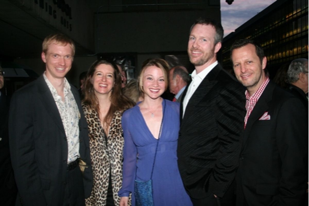 Rob Ashford with Cry Baby cast & creative team at 