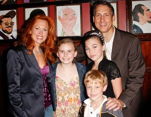 Carolee Carmello, Lila Coogan, Zoey Edelman, Ethan Edelman, and Gregg Edelman Photo