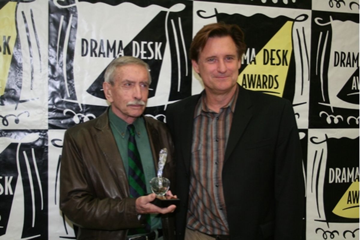 Edward Albee (2008 Drama Desk Special Award to celebrate his provocative plays, including this seasons Peter and Jerry, enrich the American theater) and Bill Pullman at 