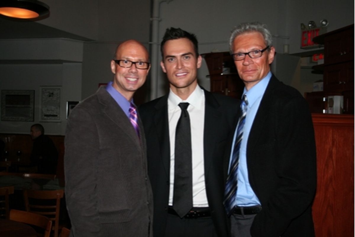 Richie Ridge, Cheyenne Jackson and Preston Ridge
 at 
