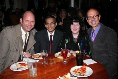 Robert Cashill, Gerard Raymond, Barbara Siegel and Richie Ridge Photo