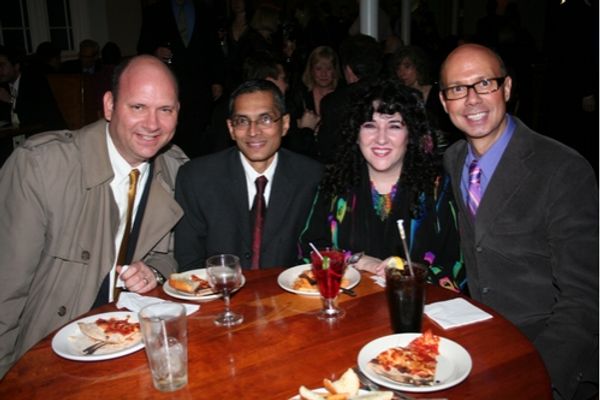 Robert Cashill, Gerard Raymond, Barbara Siegel and Richie Ridge Photo