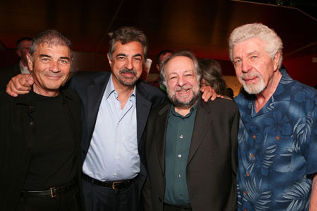 Robert Forster, Joe Mantegna, Ricky Jay and J.J. Johnston at 