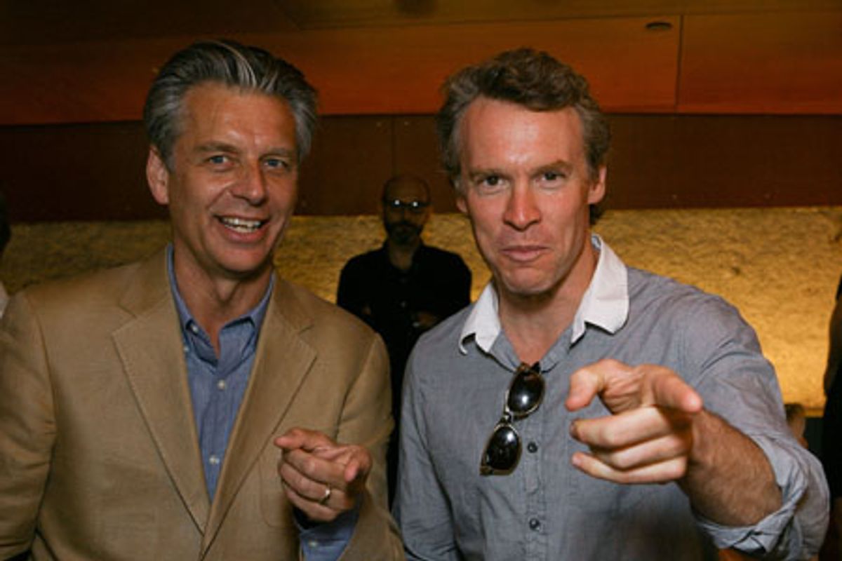CTG Artistic Director Michael Ritchie and Tate Donovan at 