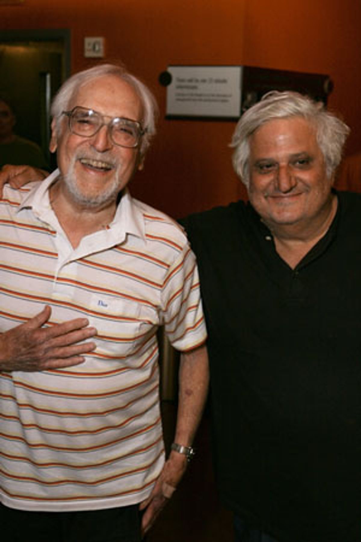 Harold Gould and Michael Lerner at 