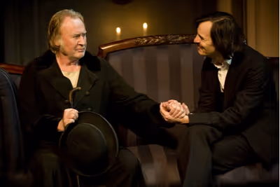 Paul Moriarty (Ulrik Brendel) and Paul Hilton (Johannes Rosmer) in Rosmersholm Photo