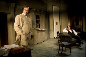 Peter Sullivan (Peter Mortensgaard) and Paul Hilton (Johannes Rosmer) in Rosmersholm Photo